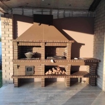 Печь Аристократ 730 Радиальный кирпич красный Печь Аристократ 730 Радиальный кирпич красный