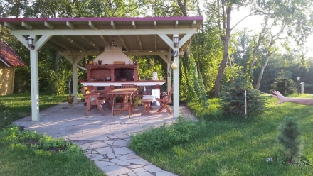 Печь Аристократ 730 Радиальный кирпич красный, фото 4