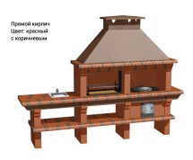 Печь Аристократ 730 Радиальный кирпич красный Печь Аристократ 730 Радиальный кирпич красный