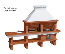 Печь Аристократ 730 Радиальный кирпич красный Печь Аристократ 730 Радиальный кирпич красный