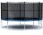 Батут с внешней сеткой и лестницей, HEGEN External 14ft (427 см)
