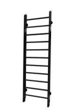 Шведская стенка из массива бука 260х80 с креплением (Black) Шведская стенка из массива бука 260х80 с креплением (Black)
