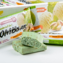 Протеиновый батончик Bombbar 60 гр., Фисташковый пломбир, шт.