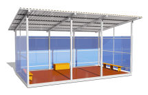 Теневой навес ВСТ 1500 15-45 м2 для улицы Теневой навес ВСТ 1500 15-45 м2 для улицы