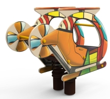 Качели на пружине «Вертолёт», паттерн "Этник" КЧ062.01 Качели на пружине «Вертолёт», паттерн "Этник" КЧ062.01