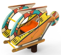 Качели на пружине «Вертолёт», паттерн "Этник" КЧ062.01 Качели на пружине «Вертолёт», паттерн "Этник" КЧ062.01