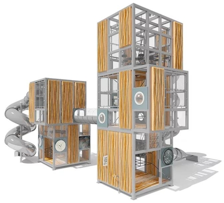 Игровой комплекс Эко Кубус VST 4507/2 для детской площадки, фото 2