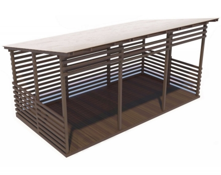 Теневой навес серия N модель 1, фото 1