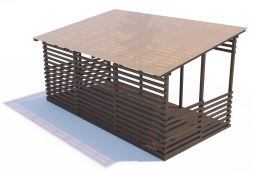 Теневой навес серия N модель 1, фото 2