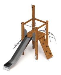 Игровой комплекс (лиственница темный) ДИК 2.24.01-Л.И1.01, фото 4