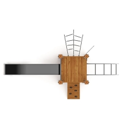 Игровой комплекс (лиственница темный) ДИК 2.24.01-Л.И1.01, фото 5