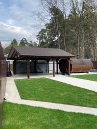 Навес для двух машин ТРИУМФ Базовая комплектация, фото 10