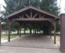 Навес для двух машин ТРИУМФ Базовая комплектация