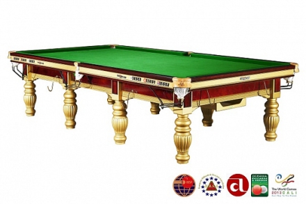 Бильярдный стол Dynamic Prince золотистый (снукер) 12ф, фото 1