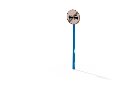 ДОУ 6.15 Знак Конец зоны запрещения обгона, фото 1