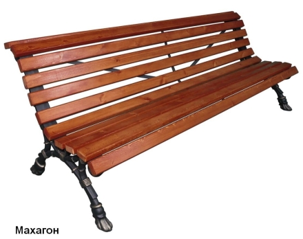 Скамейка парковая Европа, Сосна 2,0 м, фото 4