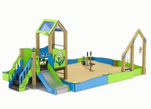 Песочный дворик ЛД051003 для детской площадки