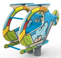 Качели на пружине «Вертолёт», паттерн "Фэнтази" КЧ062.02 Качели на пружине «Вертолёт», паттерн "Фэнтази" КЧ062.02