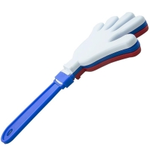 Ладошки-трещотки для болельщика "Россия", бело-сине-красный Ладошки-трещотки для болельщика "Россия", бело-сине-красный