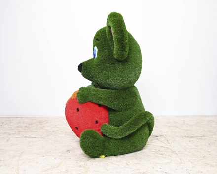 Топиари Мышка с клубничкой - газон Eco, фото 4