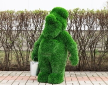 Топиари Гном с ведром - газон Eco Green