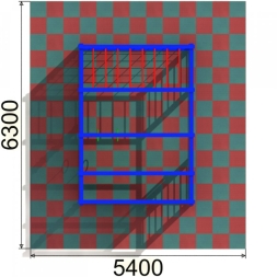 Уличный спортивный комплекс Атлетический куб 2 для детской площадки, фото 3