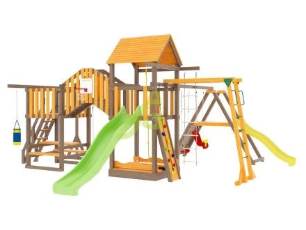 Детская площадка IgraGrad Панда Фани Мостик 2, фото 1