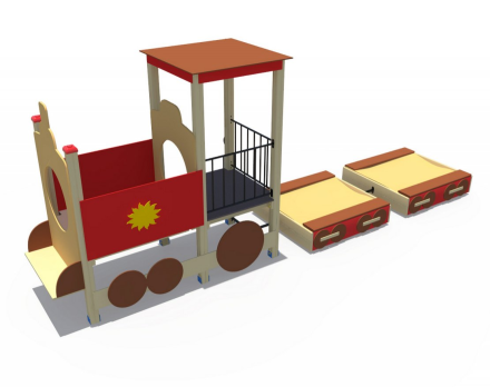 Песочный дворик Паровозик ИО 03170, фото 1