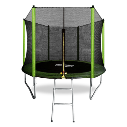 ARLAND Батут 8FT с внешней страховочной сеткой и лестницей (Light green), фото 1