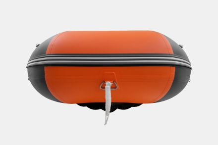 Gladiator E 420 PRO AIR Оранжево-темносерый моторная лодка ПВХ НДНД, фото 8