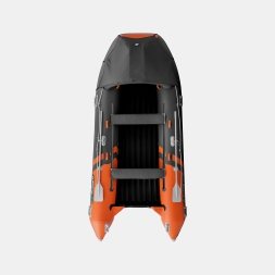 Gladiator E 420 PRO AIR Оранжево-темносерый моторная лодка ПВХ НДНД, фото 5