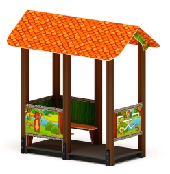 Домик средний 2 (Полянка) МФ 10.01.06-04, фото 2