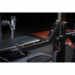 Скамья-стойка домкратная для жима лежа со страховочными упорами Olimpic Bench, фото 4