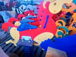 Качалка на пружине Пони 4014 для детской площадки, фото 3 Качалка на пружине Пони 4014 для детской площадки, фото 3