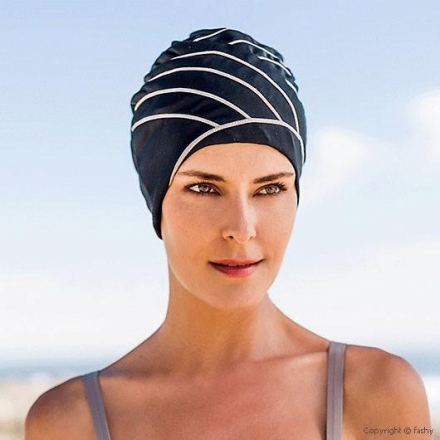 Шапочка для плавания женская &quot;FASHY Exclusive swimcap&quot;, полиамид, эластан, черный, фото 1