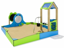 Песочный дворик ЛД051002 для детской площадки