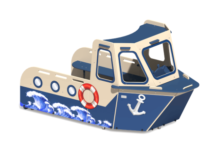 Игровой комплекс Катерок ИО-24.1Х для детской площадки, фото 1