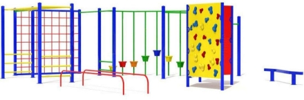 Уличный спортивный комплекс Актив спорт 12 для детской площадки, фото 1