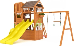 Детская площадка IgraGrad Клубный домик 4 Luxe с двумя горками, фото 5