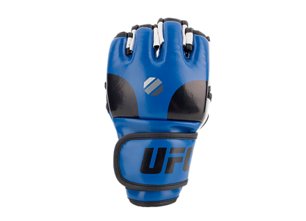 (UFC Перчатки MMA тренировочные с открытой ладонью синие S/M), фото 1