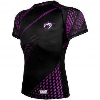 Рашгард Venum Rapid Black/Purple S/S, фото 2