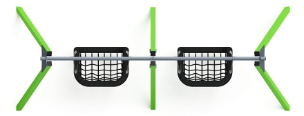 Качели М2 (зеленый) ИО 12.М.08.08.01-02, фото 5