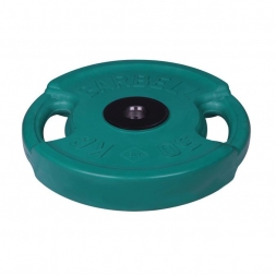 Диск олимпийский с ручками Barbell d 51 мм цветной 50 кг