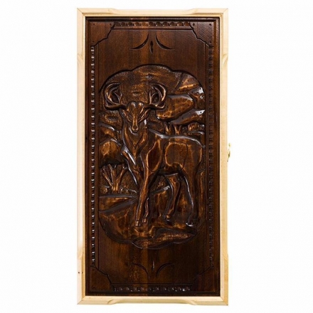 Нарды резные ручной работы &quot;Олень&quot;, фото 1