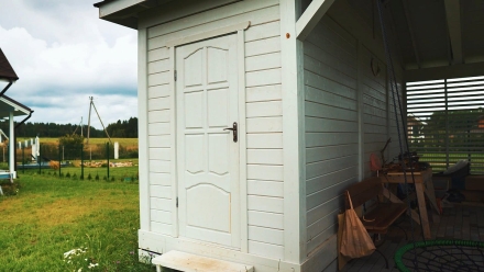 Навес для машин с хозблоком ПРАЙМВИЛЬ Несущий каркас, фото 8