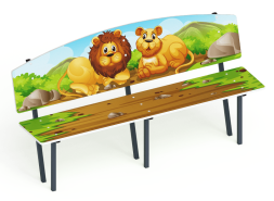 Скамейка детская Саванна - МФ 41.01.01-01.И1, фото 2
