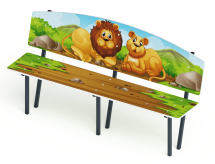 Скамейка детская Саванна - МФ 41.01.01-01.И1 Скамейка детская Саванна - МФ 41.01.01-01.И1