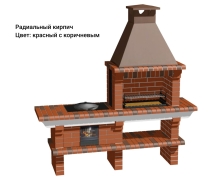 Печь Аристократ 714 Прямоугольный кирпич микс коричневого с желтым Печь Аристократ 714 Прямоугольный кирпич микс коричневого с желтым