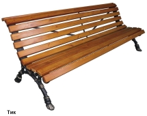 Скамейка парковая Европа, Сосна 3,0 м Скамейка парковая Европа, Сосна 3,0 м