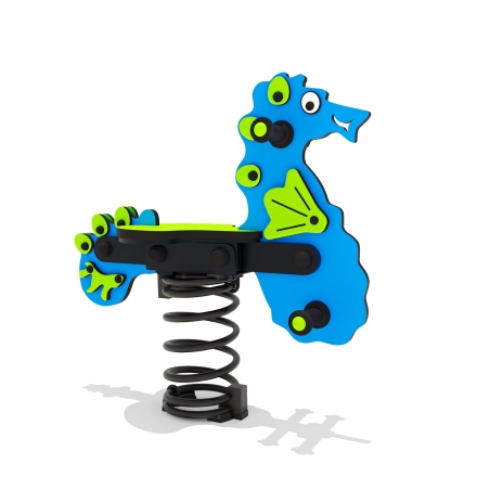 Качалка на пружине ЛД042001 для детской площадки, фото 2